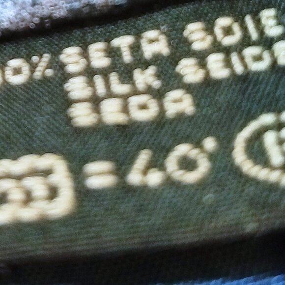 ERMENEGILDO ZEGNA Classic Tie Jacquard Flower Geometric 100% Silk Self-Tipped - Picture 6 of 9